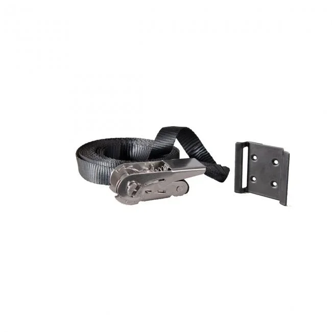 W.A.C. Lighting – 5000-TST-BK – Tree Mount Canopy Strap – 5000 – Black in Stainless Steel – 5000TSTBK