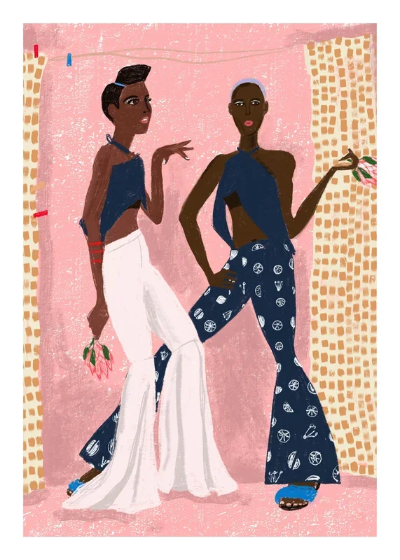 With Friends Print