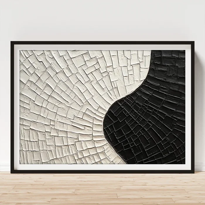 Yin Yang Minimalism Art Print