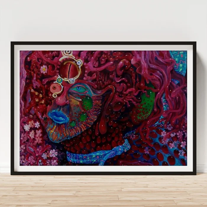 Yoni Heart From Succulencia Art Print
