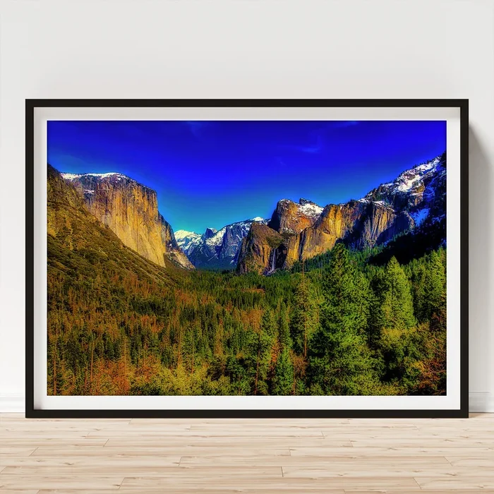 Yosemite Valley View Art Print