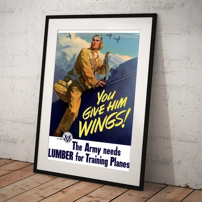 You Give Him Wings – WW2 Art Print