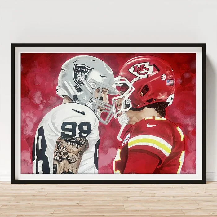 You woke up the wrong Quarterback Art Print