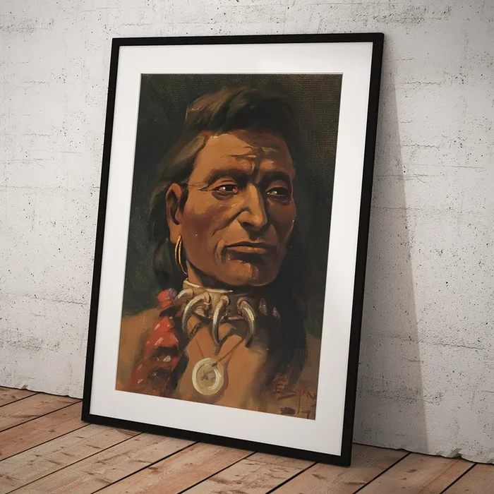 Young Chief Charlo Art Print