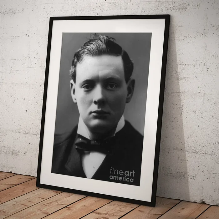 Young Winston Churchill Art Print