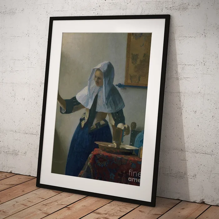 Young Woman with a Water Jug, circa 1662 Art Print