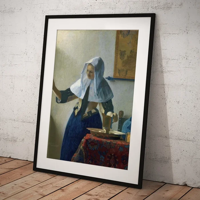 Young Woman With A Water Pitcher Art Print