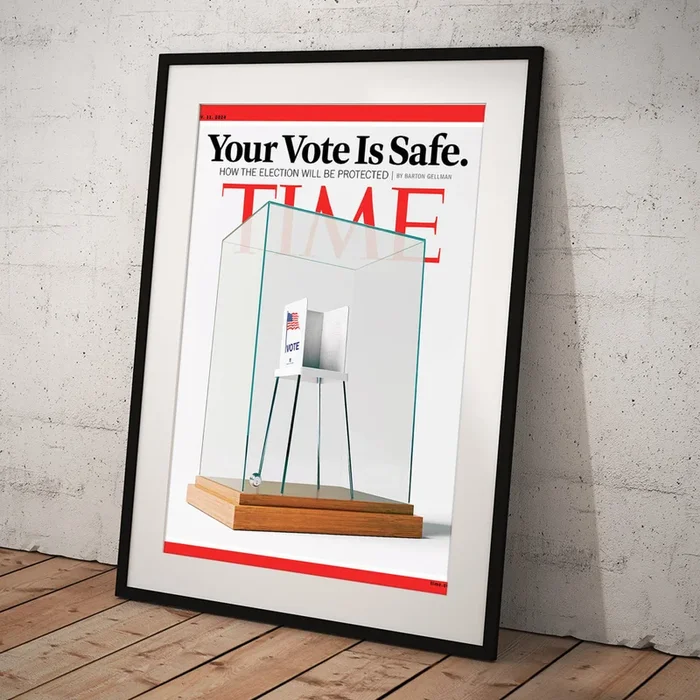 Your Vote Is Safe Art Print