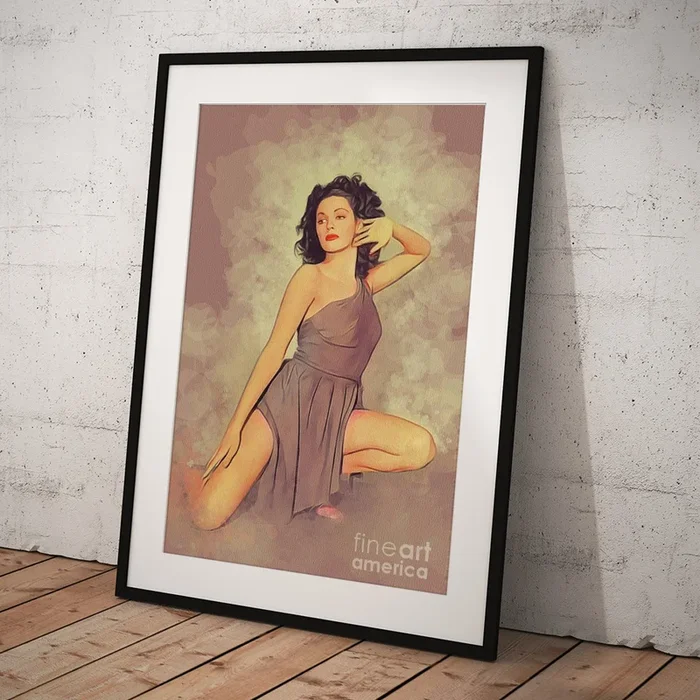 Yvonne De Carlo, Vintage Actress #5 Art Print